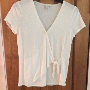 J Crew white tee